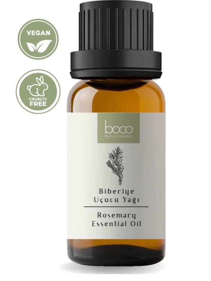 Biberiye Uçucu Yağı, % 100 Saf, Katkısız Aromaterapi Yağı 10 ml