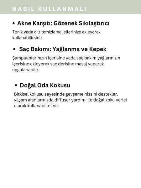 Biberiye Uçucu Yağı, % 100 Saf, Katkısız Aromaterapi Yağı 10 ml