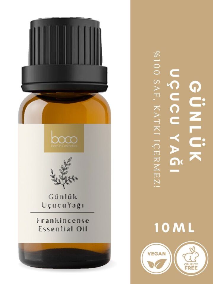 Günlük Uçucu Yağ,  % 100 Saf, Katkısız Aromaterapi Yağı 10 ml