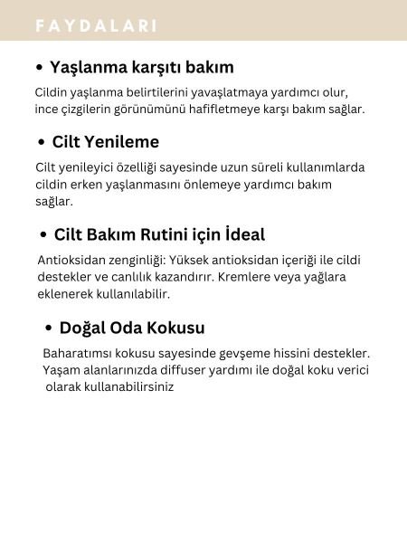 Günlük Uçucu Yağ,  % 100 Saf, Katkısız Aromaterapi Yağı 10 ml