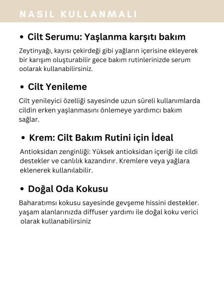 Günlük Uçucu Yağ,  % 100 Saf, Katkısız Aromaterapi Yağı 10 ml