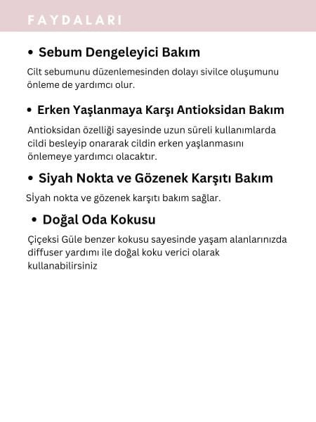 Itır Çiçeği Uçucu Yağı, % 100 Saf, Katkısız Aromaterapi Yağı 10 ml