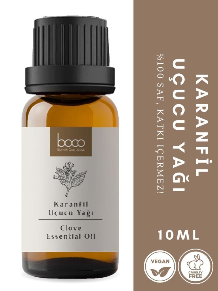 Karanfil Uçucu Yağı,  % 100 Saf, Katkısız Aromaterapi Yağı 10 ml