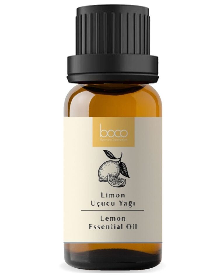 Limon Uçucu Yağı,  % 100 Saf, Katkısız Aromaterapi Yağı 10 ml