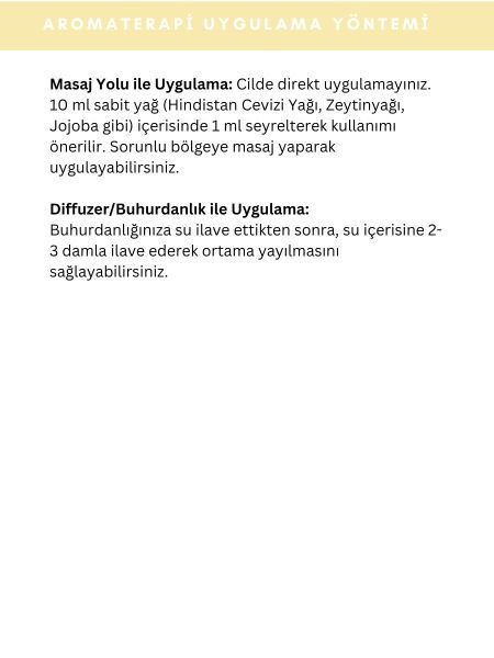 Limon Uçucu Yağı,  % 100 Saf, Katkısız Aromaterapi Yağı 10 ml