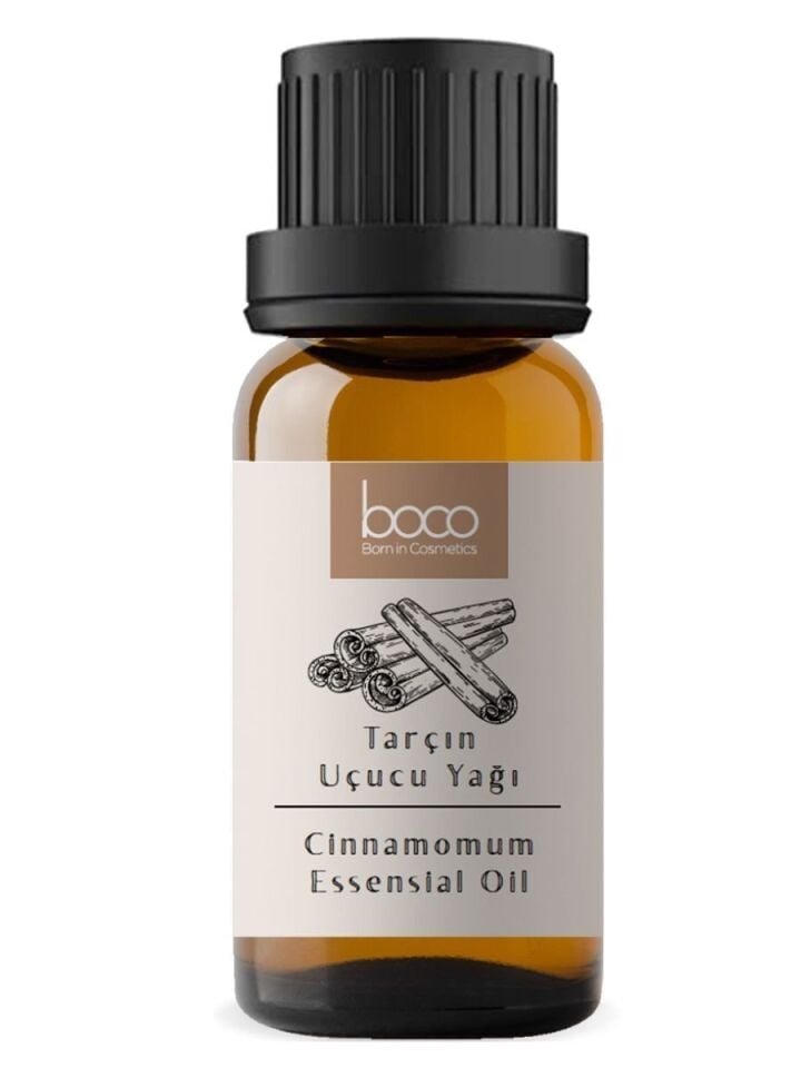 Tarçın Uçucu Yağı,  % 100 Saf, Katkısız Aromaterapi Yağı 5 ml