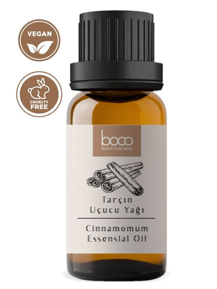Tarçın Uçucu Yağı,  % 100 Saf, Katkısız Aromaterapi Yağı 5 ml