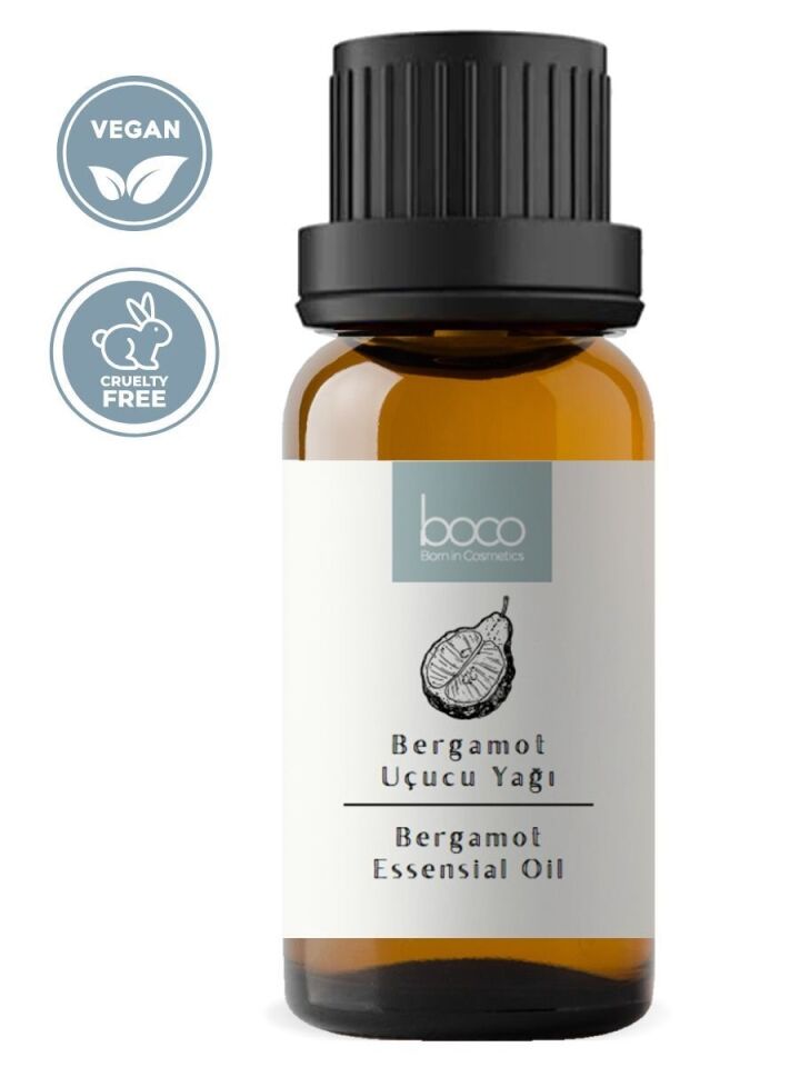 Bergamot Uçucu Yağı,  % 100 Saf, Katkısız Aromaterapi Yağı 10 ml