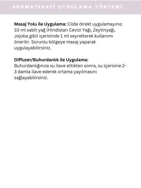 Lavanta Uçucu Yağı,  % 100 Saf, Katkısız Aromaterapi Yağı 10 ml