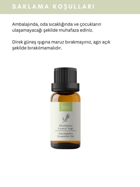 Okaliptus Uçucu Yağı,  % 100 Saf, Katkısız Aromaterapi Yağı 10 ml
