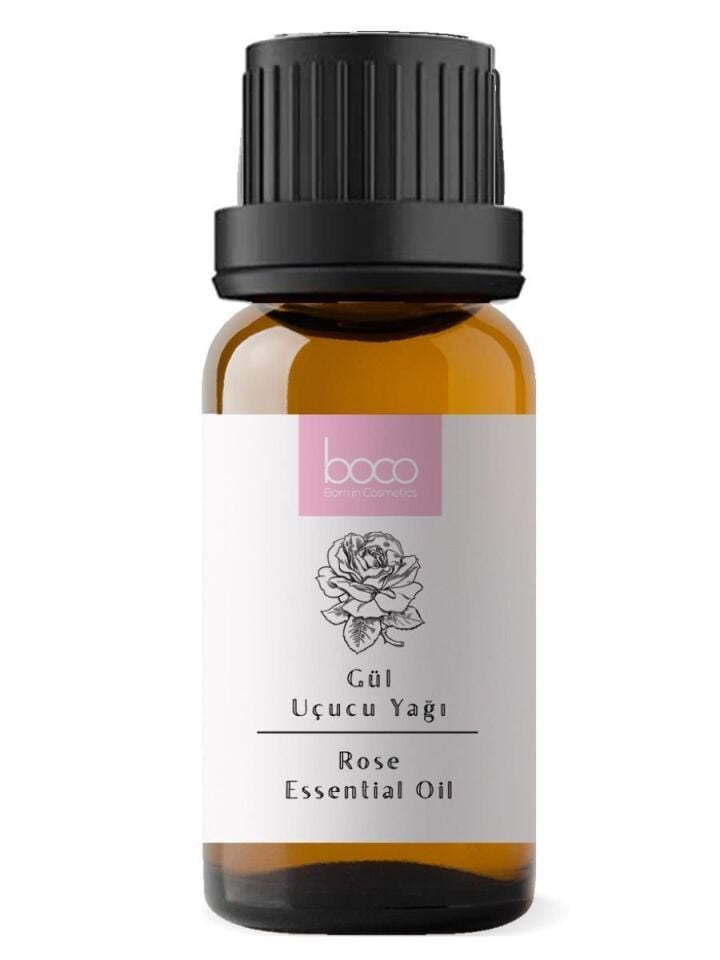 Gül Uçucu Yağı,  % 100 Saf, Katkısız Aromaterapi Yağı 10 ml