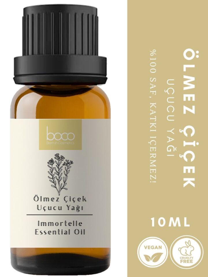 Ölmez Çiçek Uçucu Yağı,  % 100 Saf, Katkısız Aromaterapi Yağı 10 ml