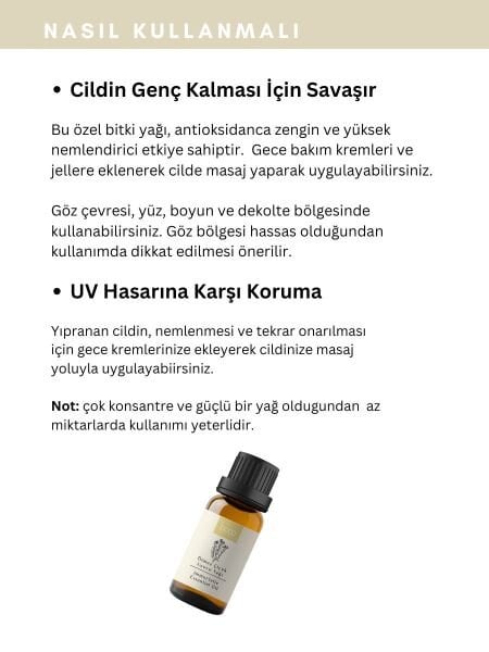 Ölmez Çiçek Uçucu Yağı,  % 100 Saf, Katkısız Aromaterapi Yağı 10 ml