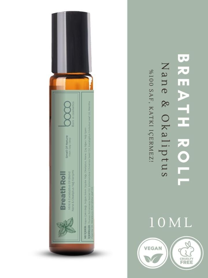 Breath Aromaterapi Roll - Kolay Nefes Okaliptus & Nane