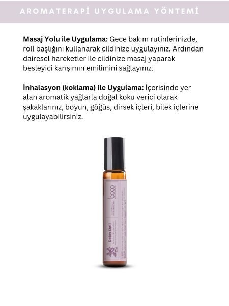 Aromaterapi Roll- Relax Ylang-ylang & Paçuli & Lavanta 10 ml