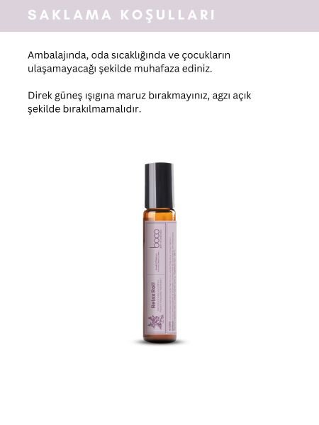 Aromaterapi Roll- Relax Ylang-ylang & Paçuli & Lavanta 10 ml